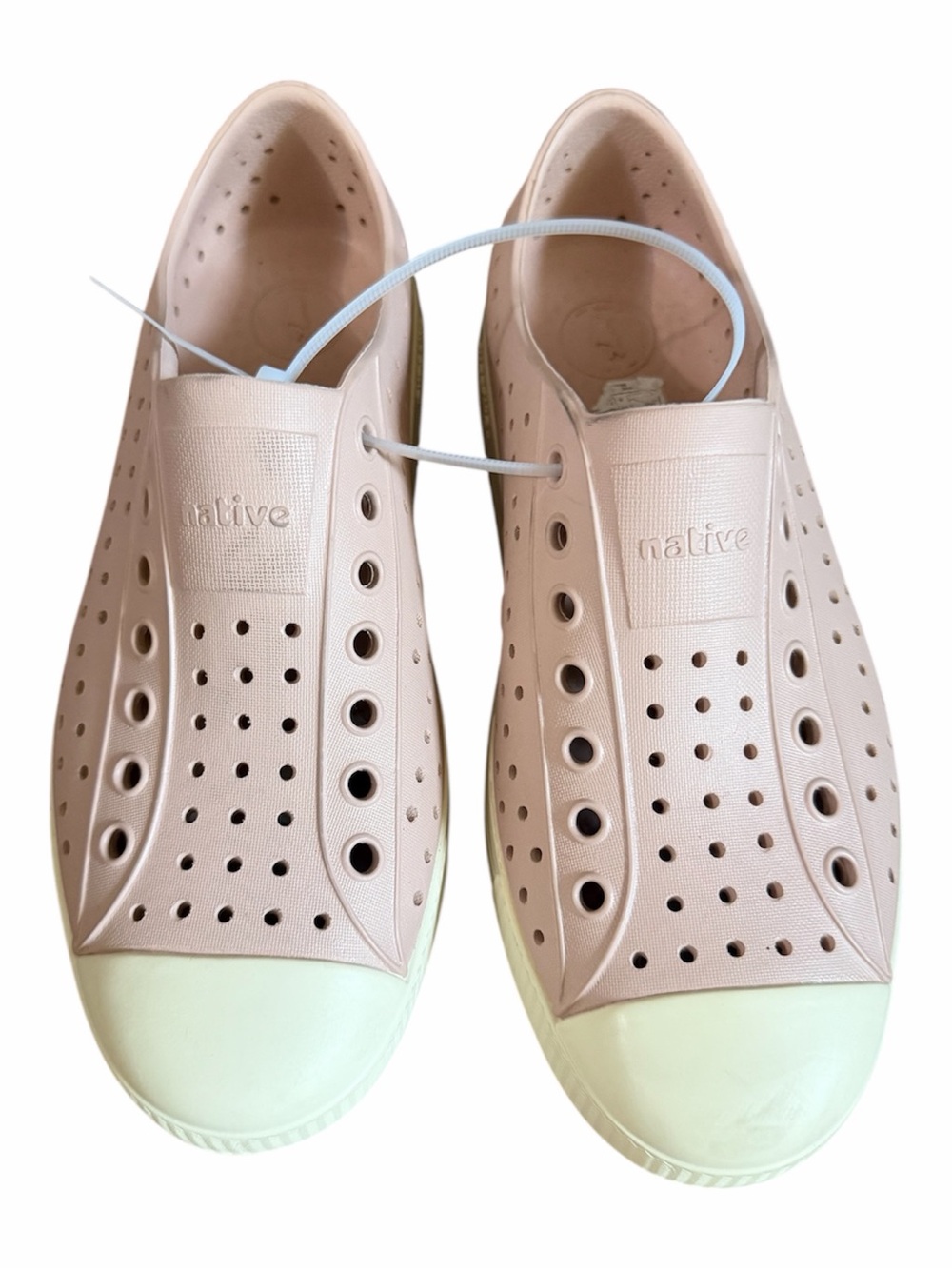 Native Kids Water Shoes Jefferson Slip-On in Blush Pink  8